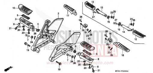 MARCHE CBR600FP de 1993